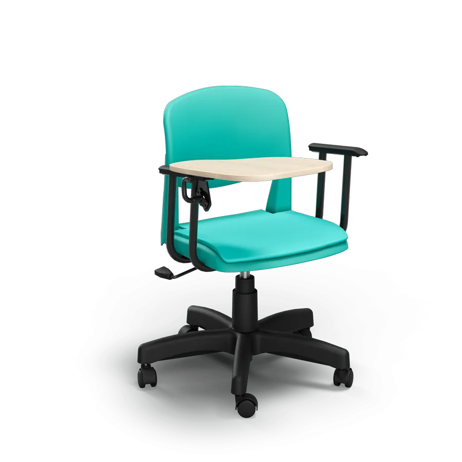 Cadeira Roma Giratria Prancheta Escamotevel