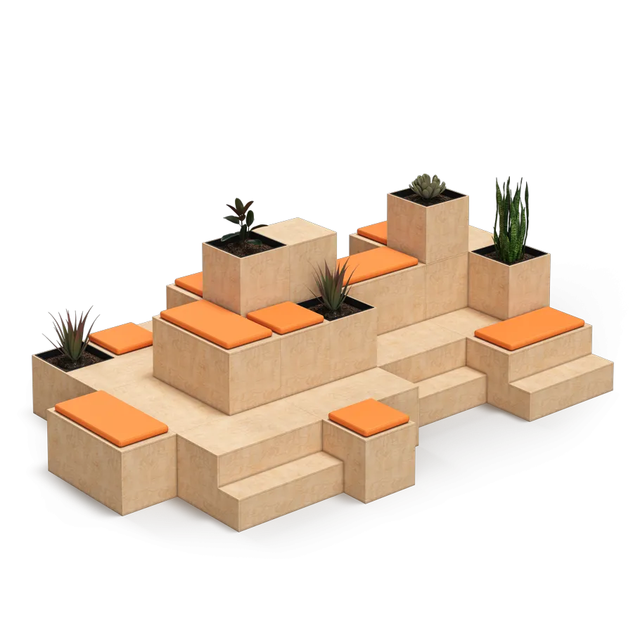 ModuFlow Arquibancadas Modulares