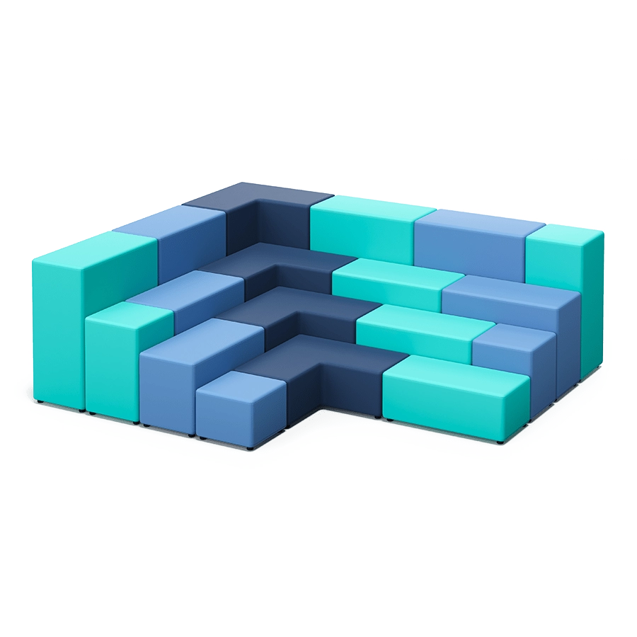 Sofs e Puffs Modulares